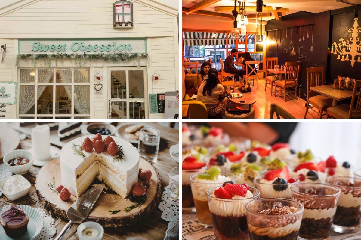 best cafes for desserts in Gurgaon