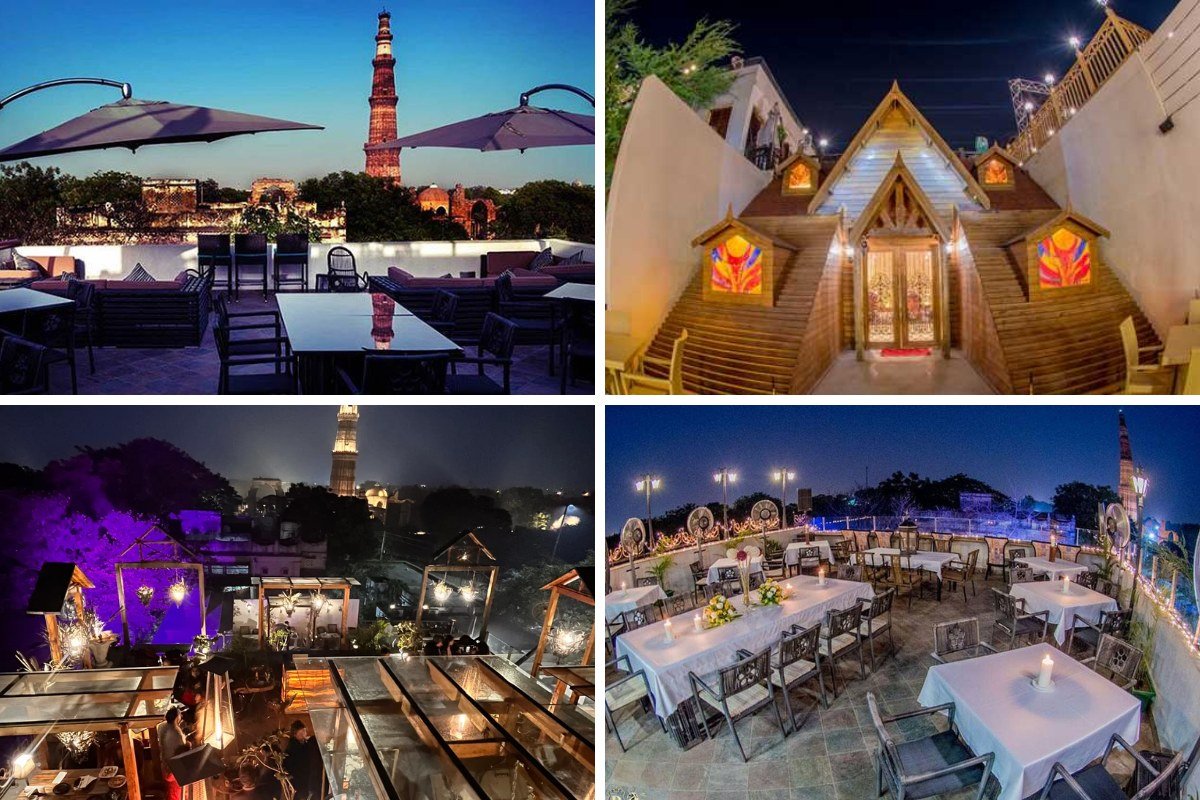 rooftop cafes in delhi for couples