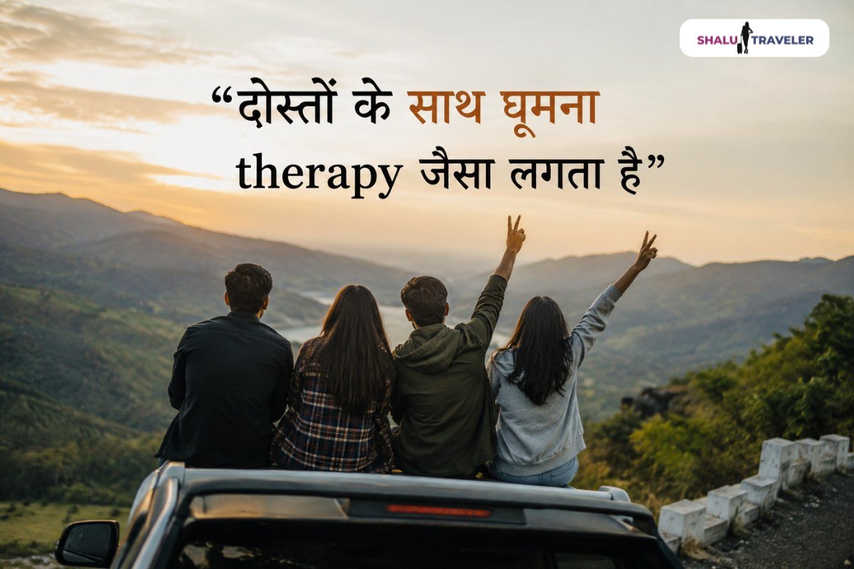 Friends Travel Quotes in Hindi