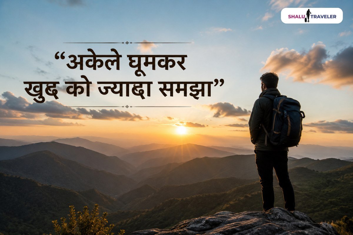 Solo Travel Quotes in Hindi