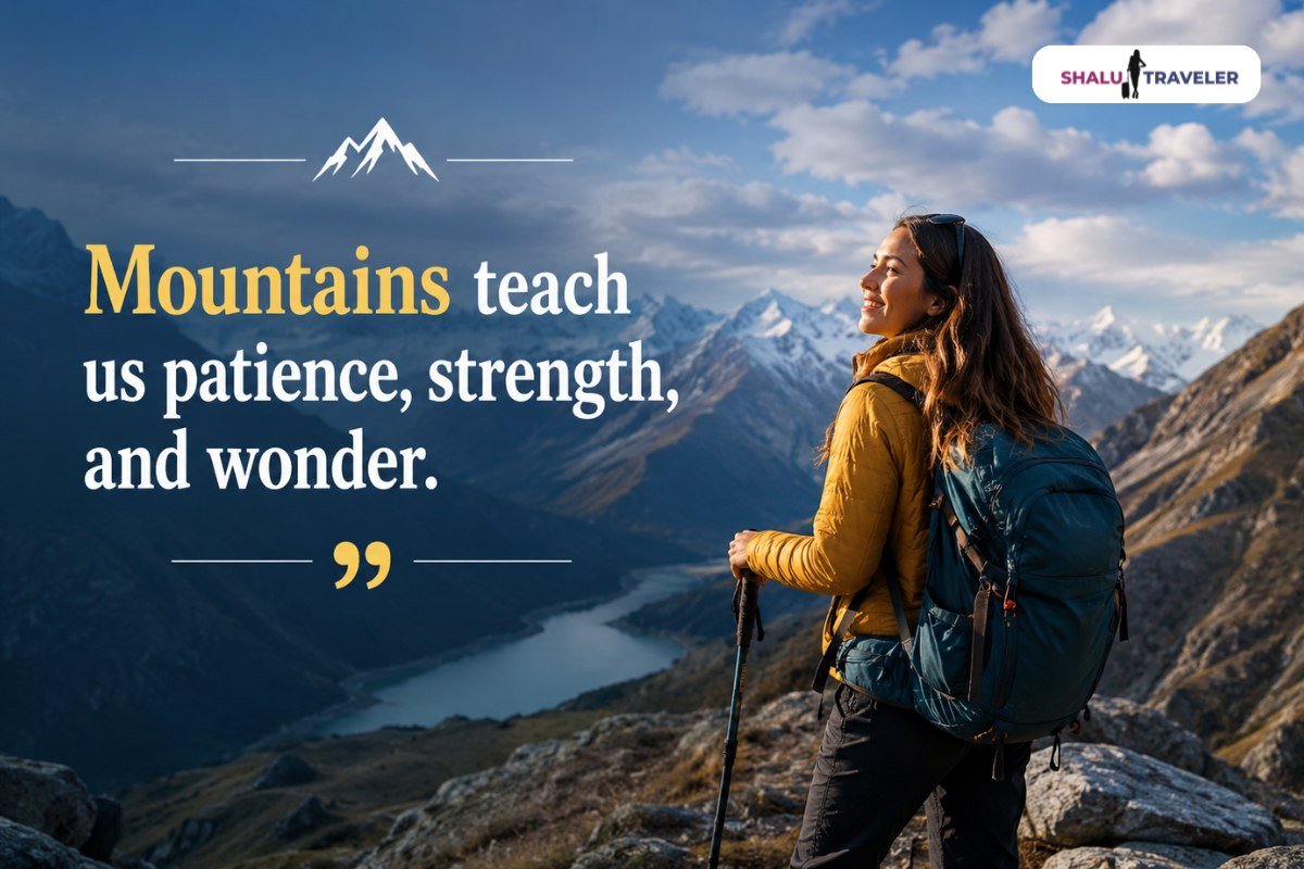 Travel Quotes About Nature and Mountains