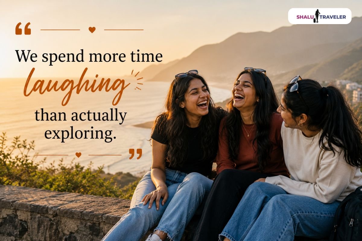 travel captions with friends