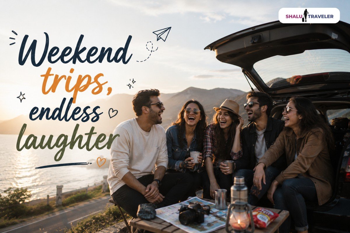 weekend trip quotes with friends