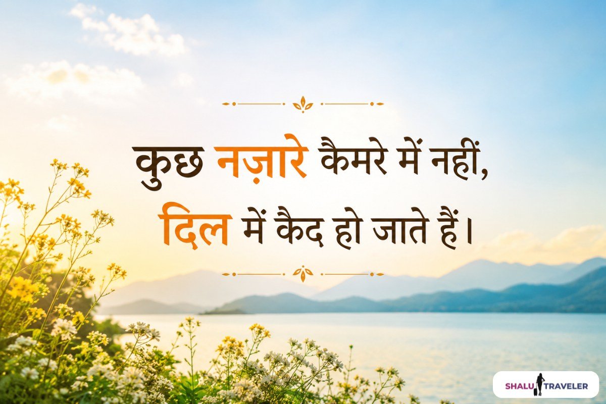 Aesthetic Travel Captions in Hindi