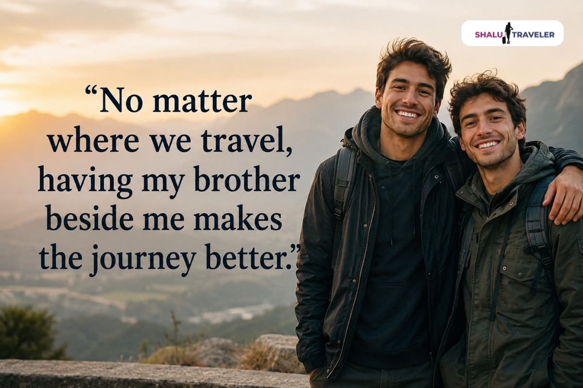 Heartwarming Travel Quotes With Brother