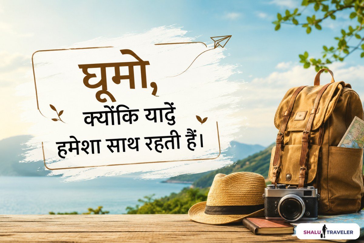 One-Line Travel Captions in Hindi