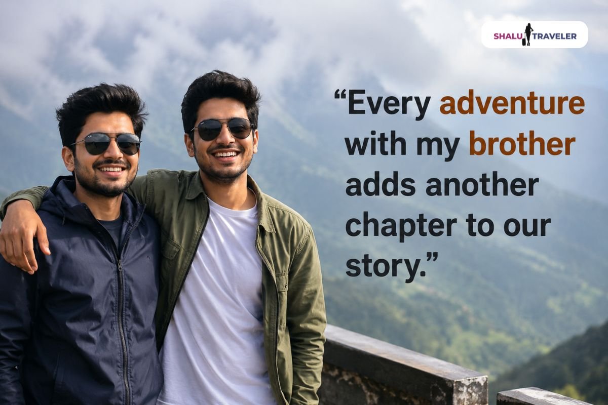 Travel Memories With Brother Quotes