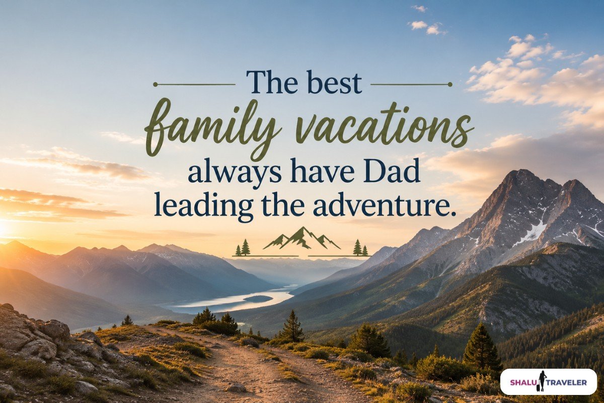 Family Vacation Quotes for Father