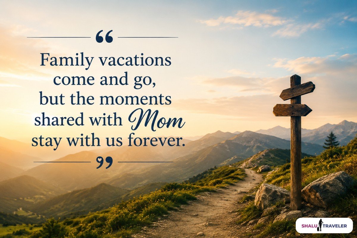 Family Vacation Quotes for Mother