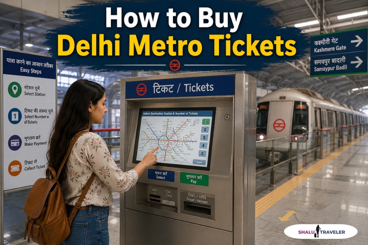 How to Buy Delhi Metro Tickets