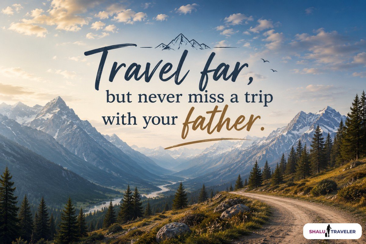 One-Line Travel Quotes for Father