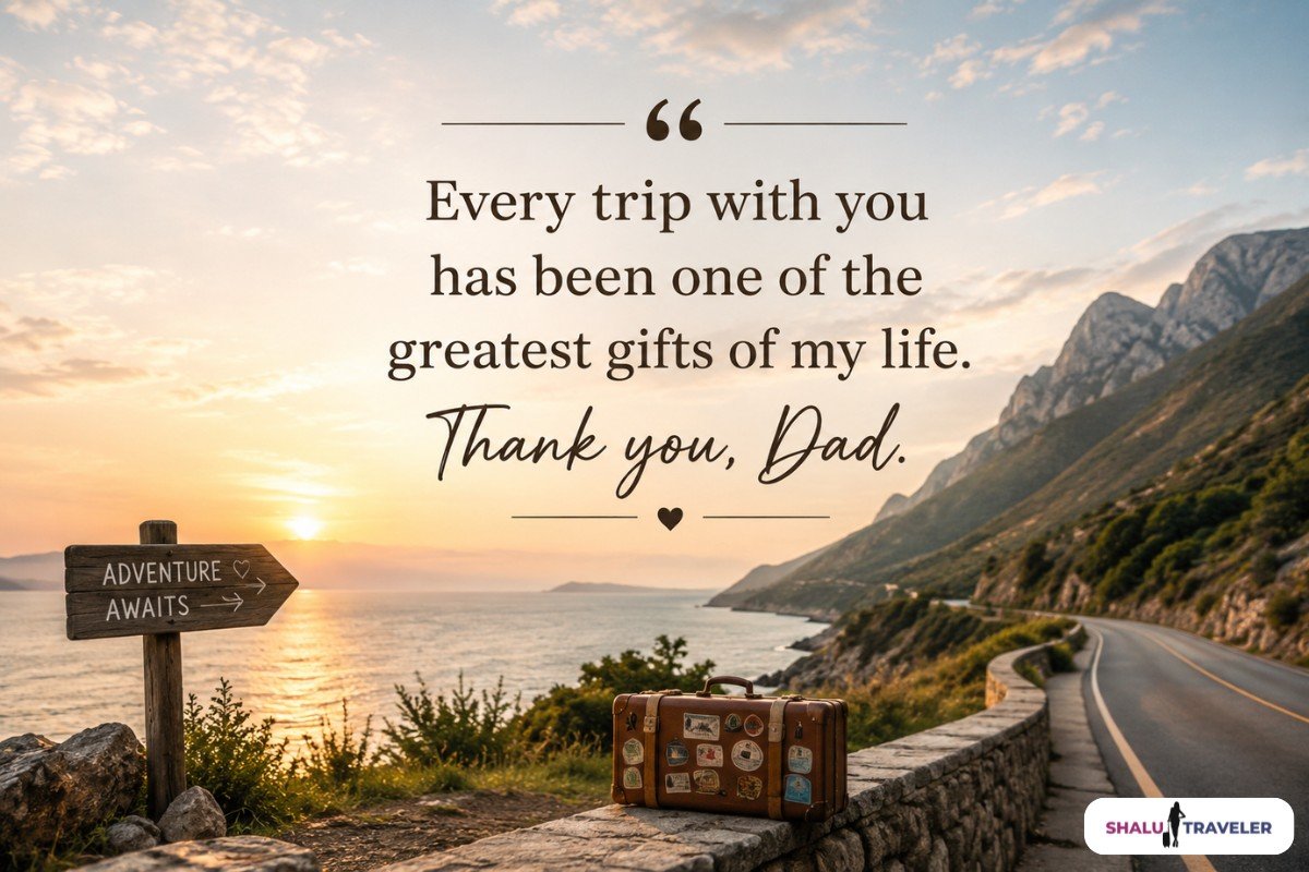 Thank You Dad Travel Quotes