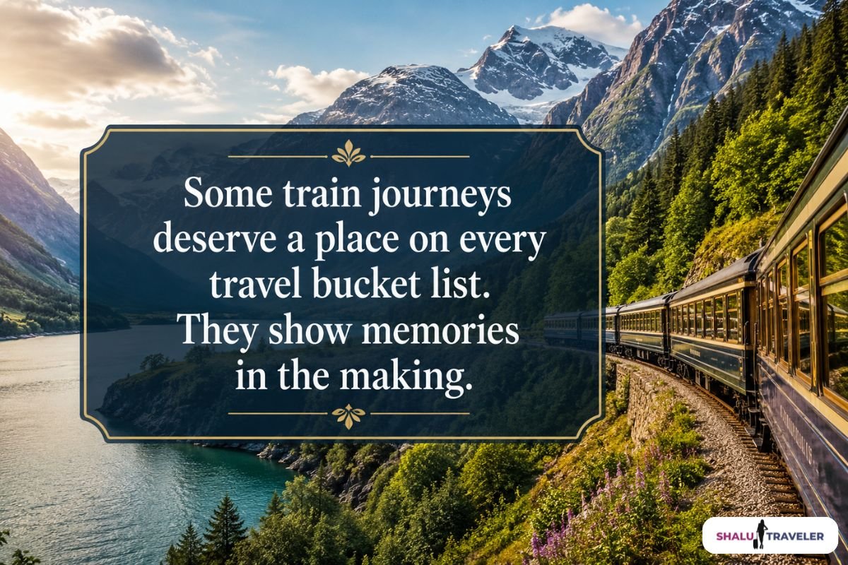 Bucket List Train Journey Quotes