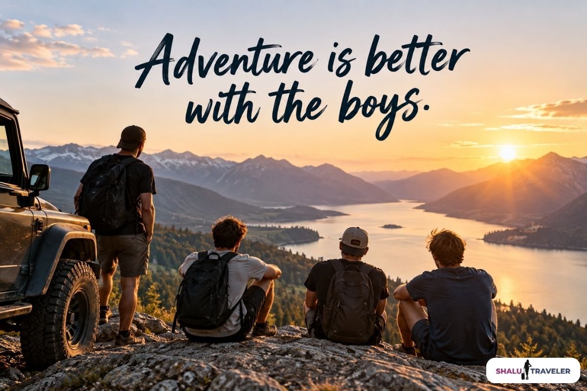 Adventure Trip Quotes With the Boys