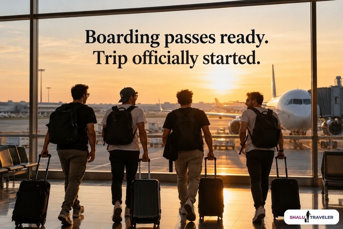 Boys Trip Airport & Flight Quotes